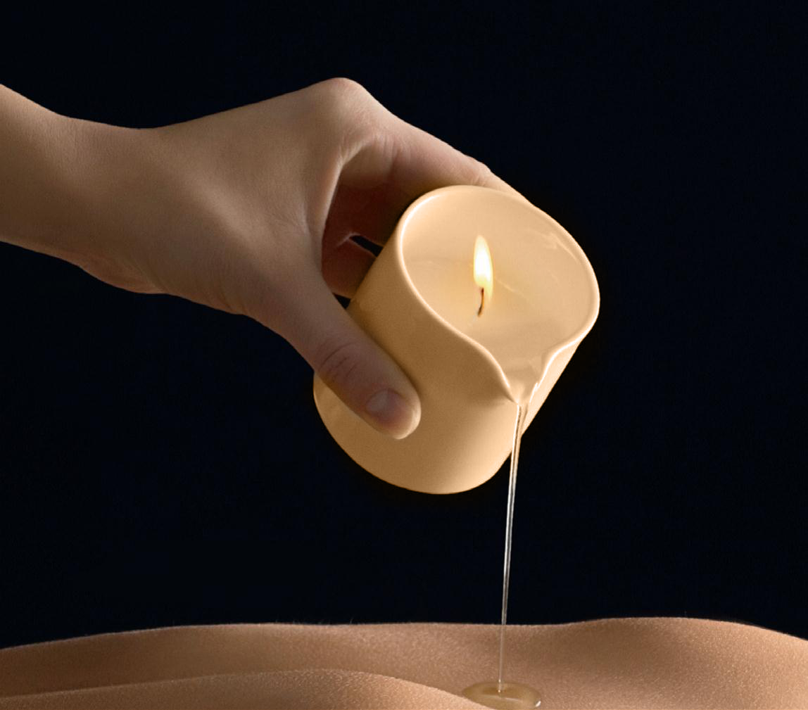 Massage Candle - Mandarin & Sandalwood Scented-3