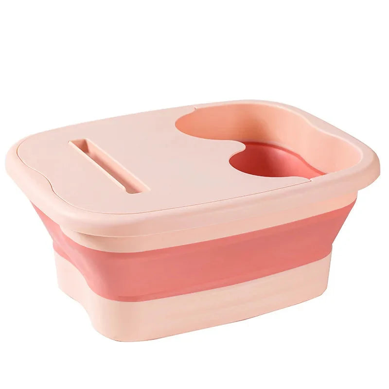 Foldable Footbath Massage Bucket Soaking Bucket Folding Basin Spa Foot Bath Bucket Household Sauna Bathtub Pedicure Bath Bathtub-5
