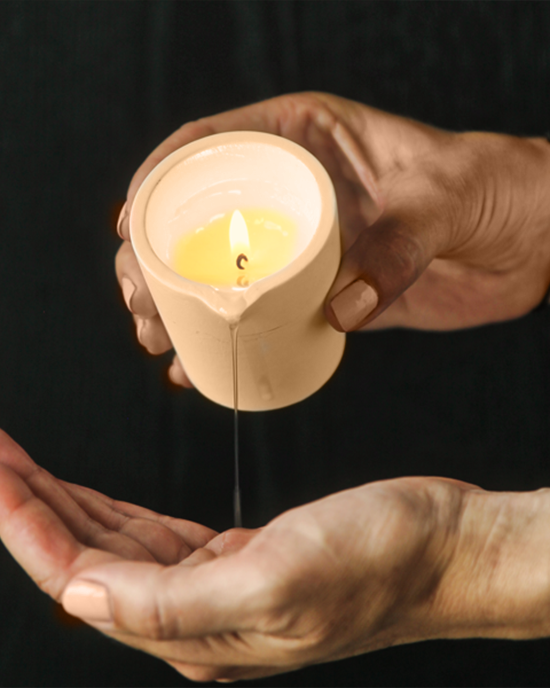 Massage Candle - Mandarin & Sandalwood Scented-2