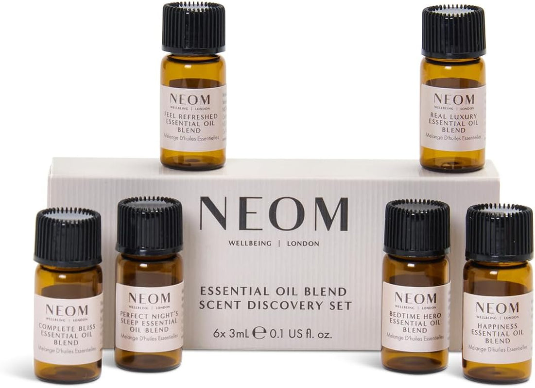 Essential Oil Blend Scent Discovery Set, 6 X 3Ml Mini Size I Our Bestselling Blends I Compatible with  Wellbeing Pod or Wellbeing Pod Luxe I 100% Natural