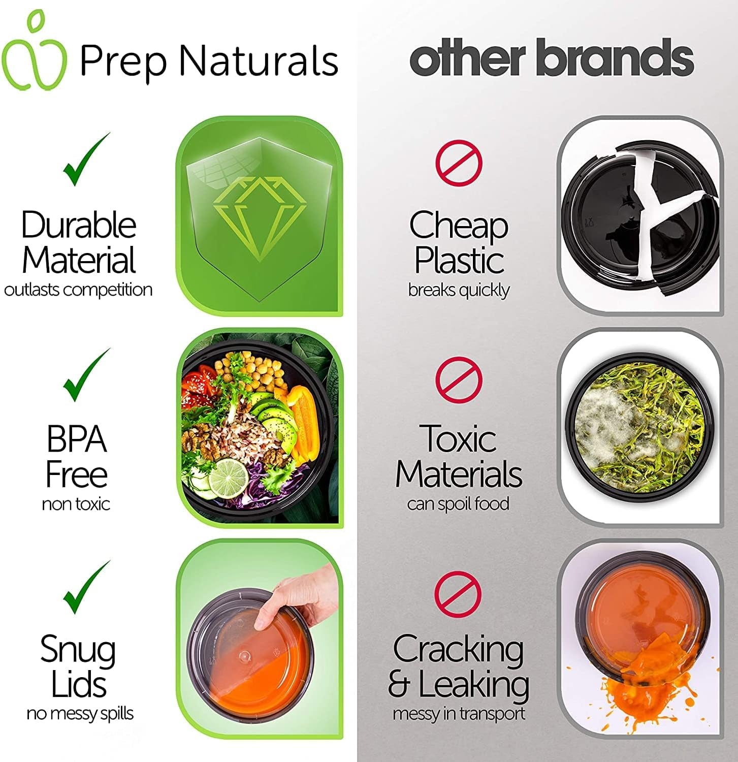 30 Pack Meal Prep Containers Reusable