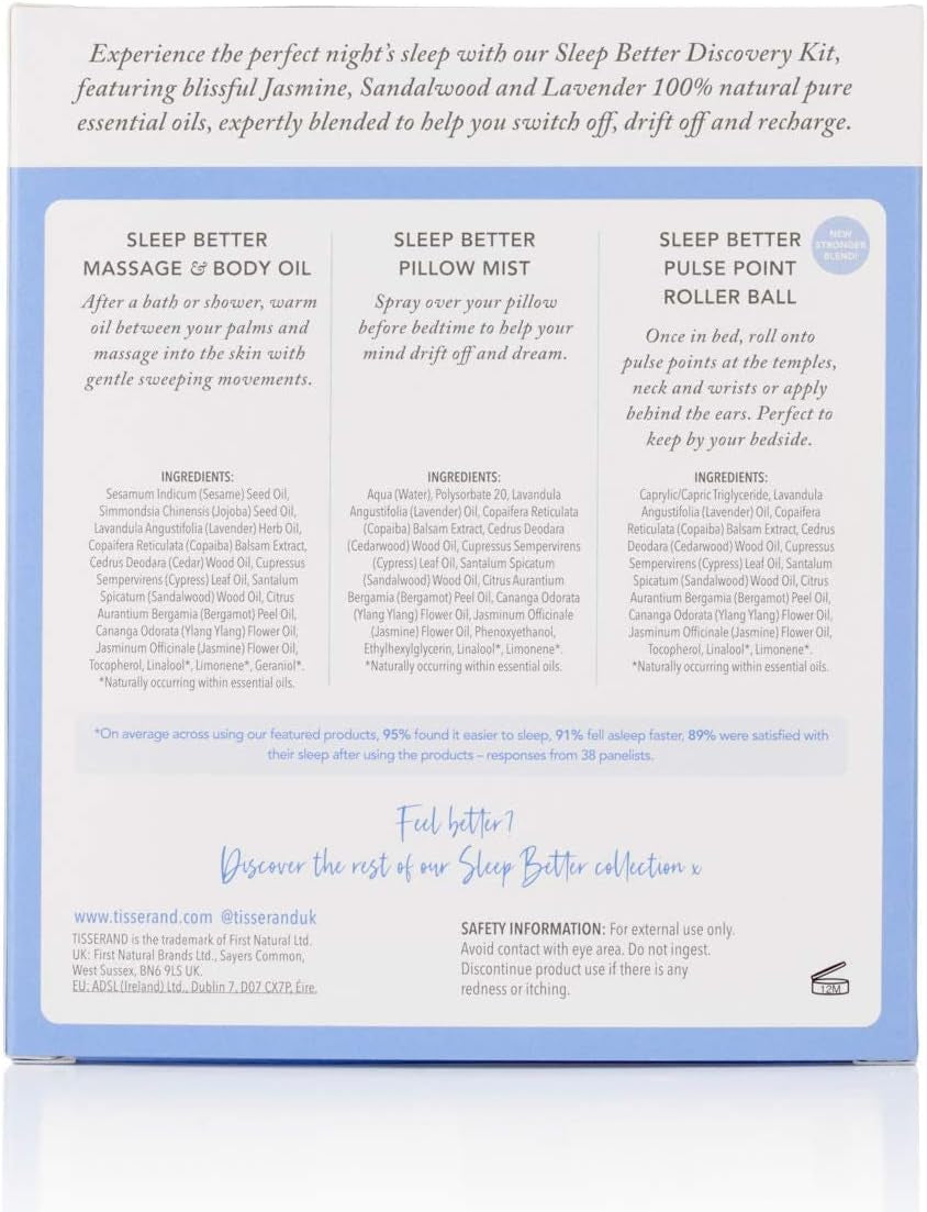 Sleep Better Discovery Kit - Roller Ball, Body Oil & Pillow Mist