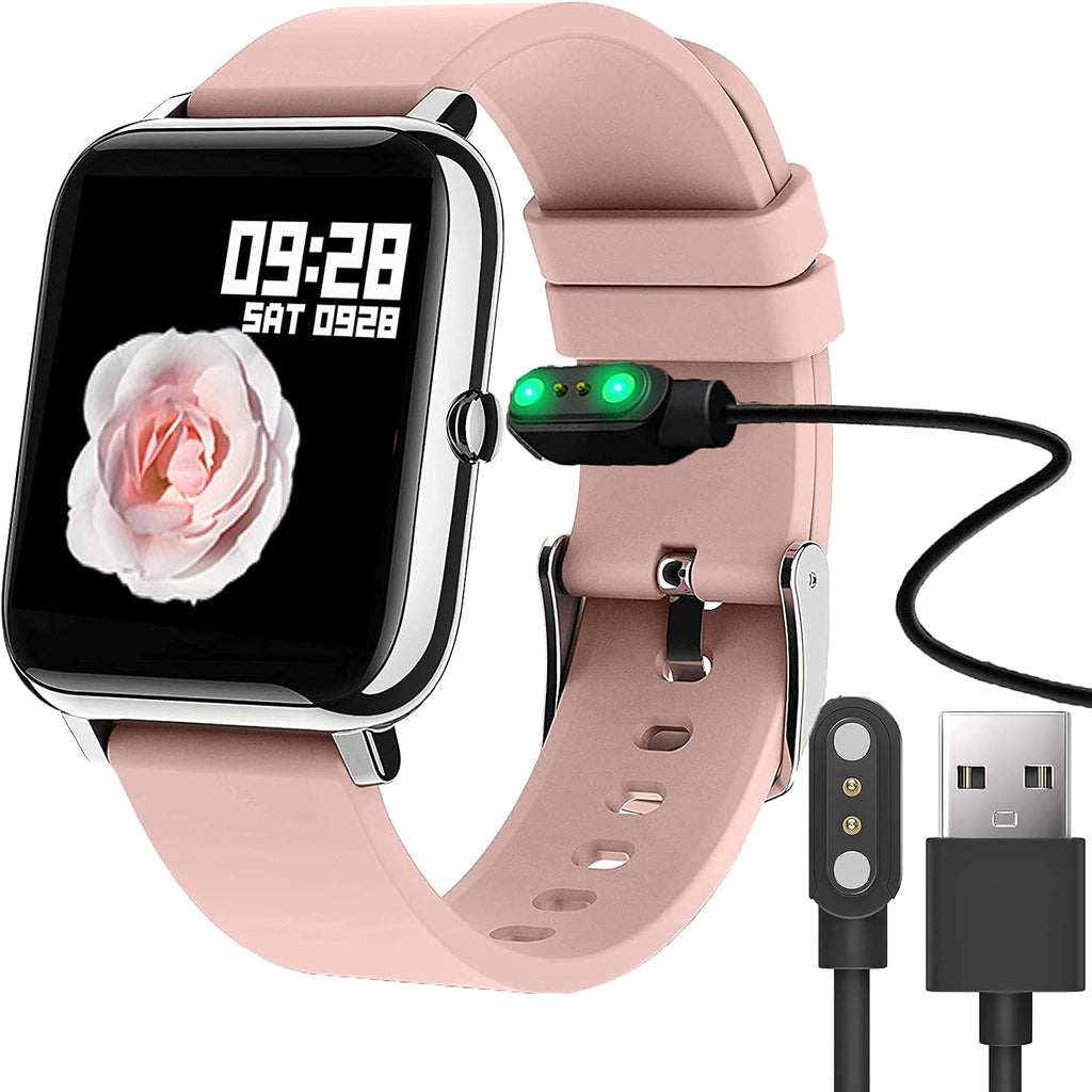 Compatible with Donerton Smartwatch Charger,  Magnetic USB Charging Cable Replacement Charger for Donerton P22/Popglory Smartwatch/Canmixs, Feifuns, Kalinco P22 1.4'' Smartwatch (Black)