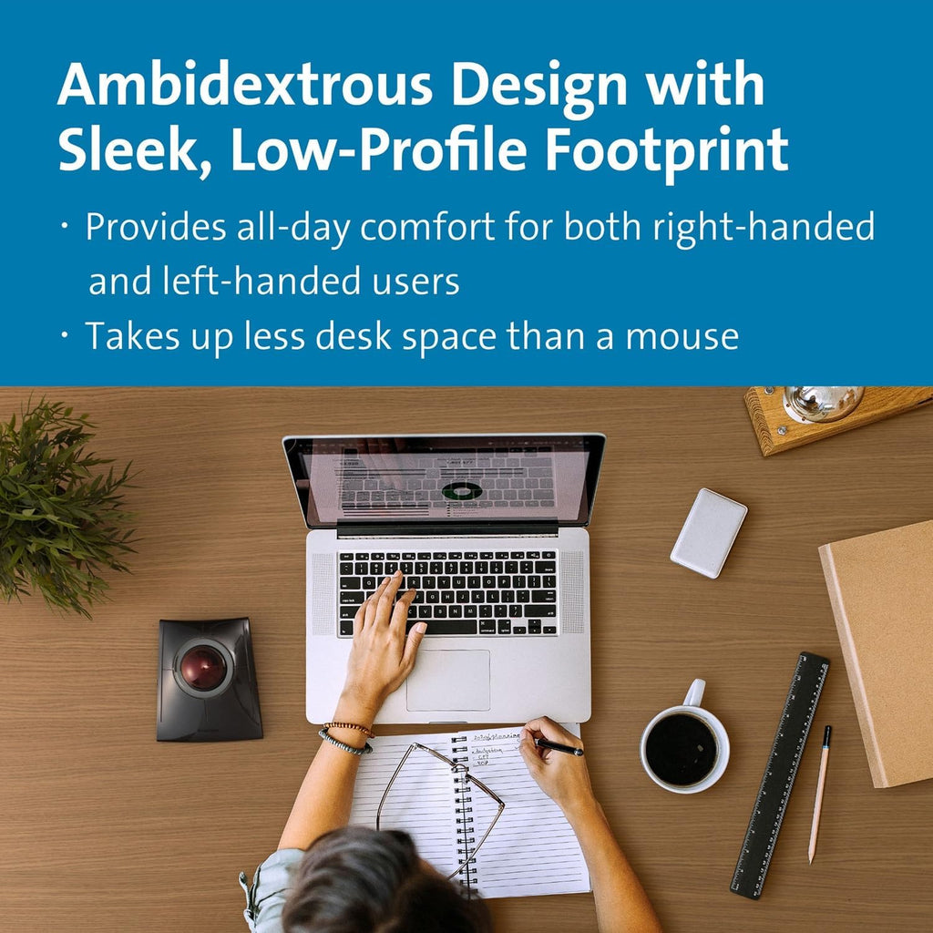 Slimblade Pro Bluetooth Wireless Rechargable Ergonomic Trackball
