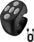 For T-Iktok Remote Control Ring Wireless Scrolling Ring-Style Bluetooth
