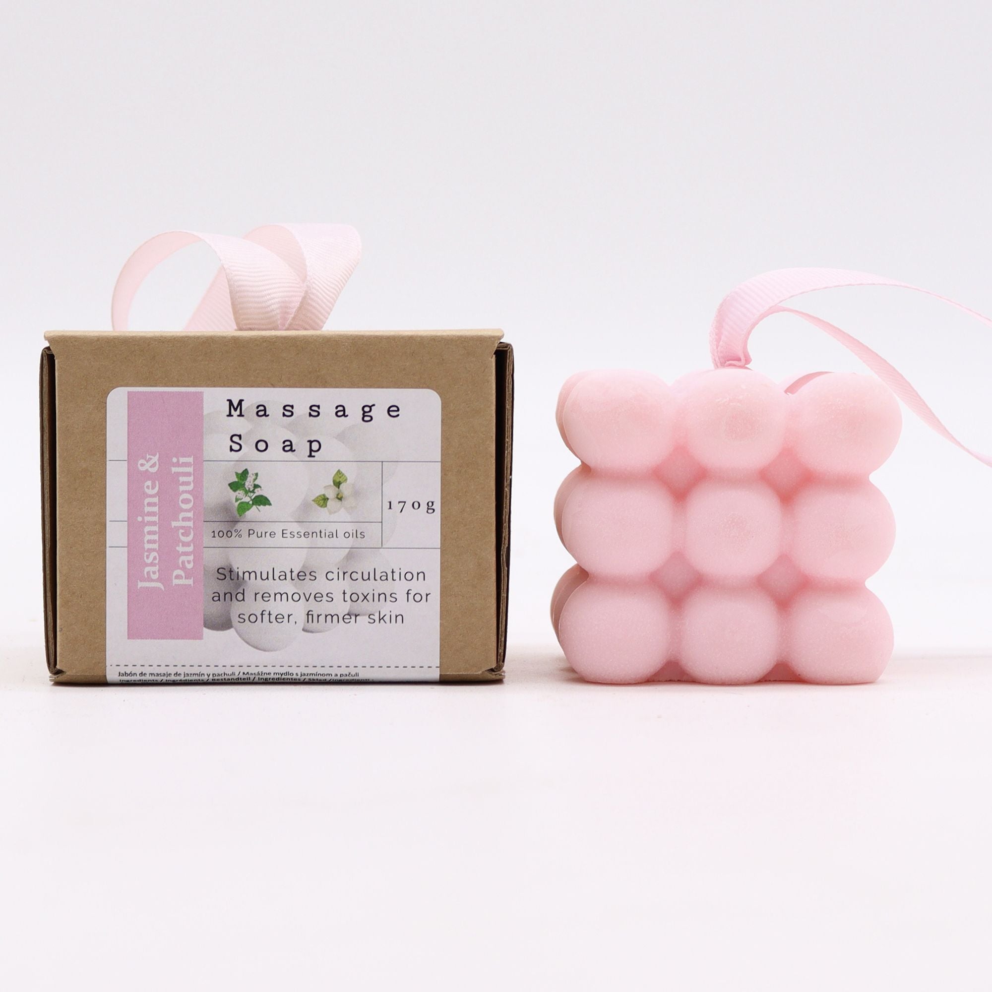 Boxed Single Massage Soaps - Jasmine & Patchouli-1