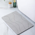 Stone Bath Mat 60 X 39 Cm – Non Slip, anti Mould, Quick Dry, Super Absorbent – Bathroom Stone Mat, Diatomite Stones, Hard Matts – Self Drying Shower, Diatomaceous Earth Bath