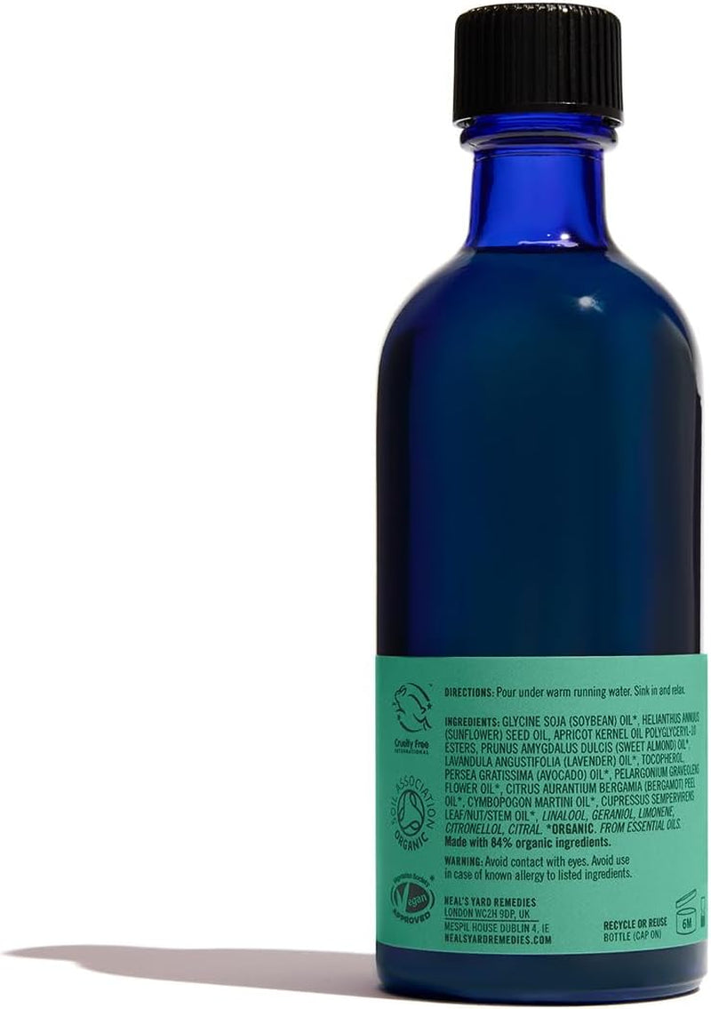 Soothing Bath Oil, Relax Body & Mind, Soothing Therapeutic Oils, Vegan & Cruelty-Free, 100Ml
