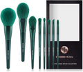 Makeup Brushes Sets,  Professional Makeup Brush Set Synthetic Cosmetics Foundation Powder Concealers Blending Eye Shadows Face Kabuki Makeup Brushes (8Pcs Green)