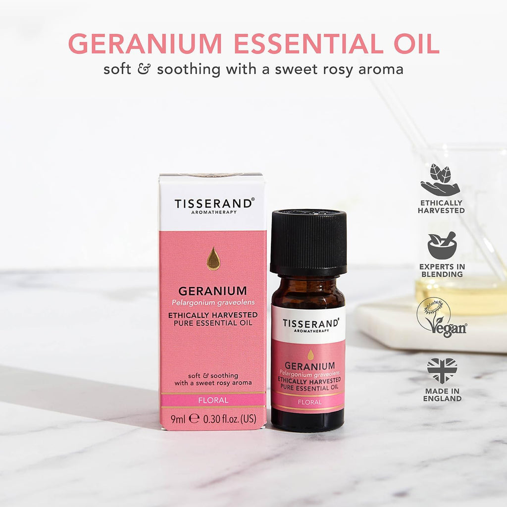 Geranium Ethically Harvested Essential Oil - 9Ml