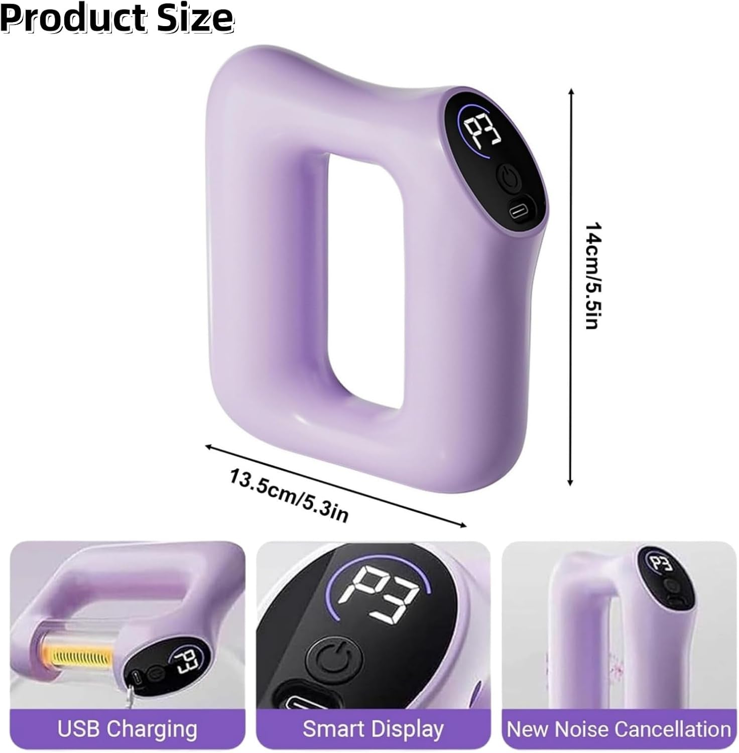 Multifunctional Full-Body Fascia Ring, Body Massager for Muscle Stimulater Machine, Electric Adjustable 3 Modes & 5 Levels Massagers Tool Gift for All (D1)