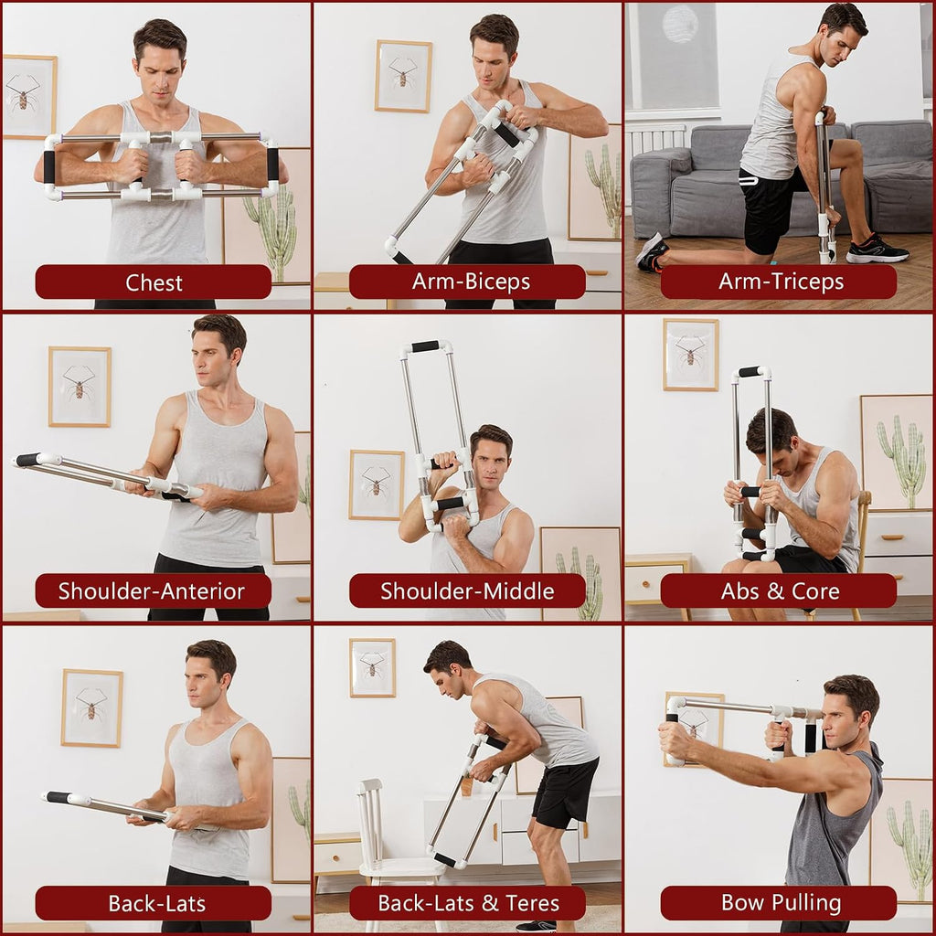 Push down Bar - Chest Exerciser for Home Gym