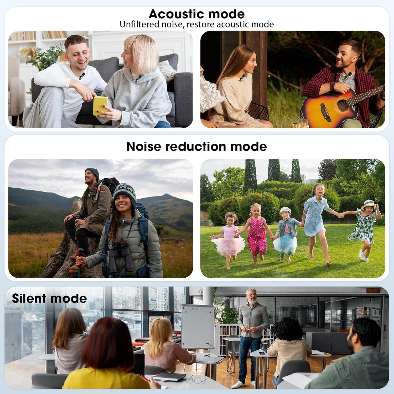 Wireless Lavalier Microphone for Iphone - Ipad, Android Phone,Computer, Mini Lapel Mic with Noise Reduction and Crystal Sound for Video Recording, Vlogging, Tiktok, Youtube