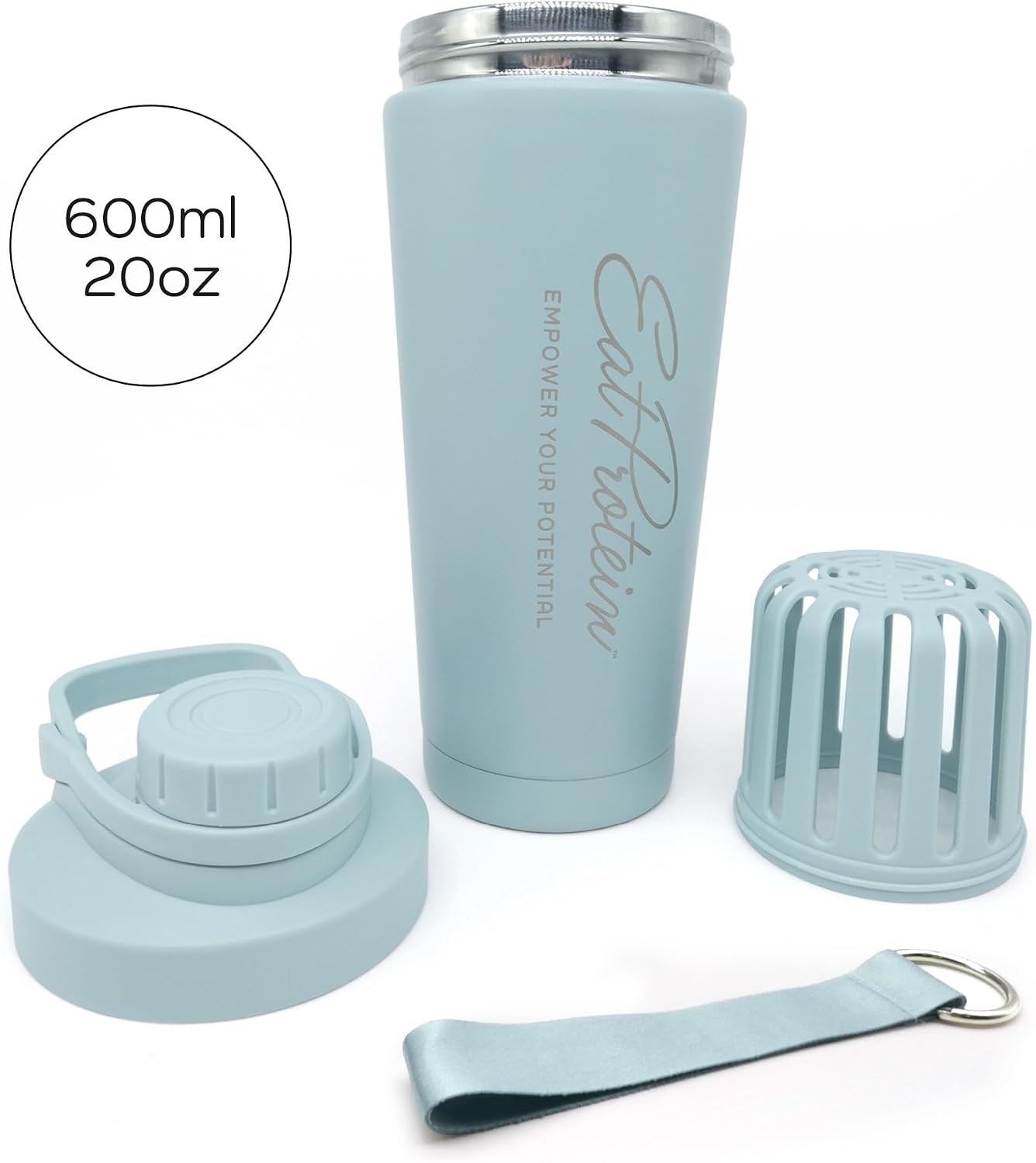 Stainless Steel Insulated 600Ml/20Oz | Protein Shaker | Water Bottle