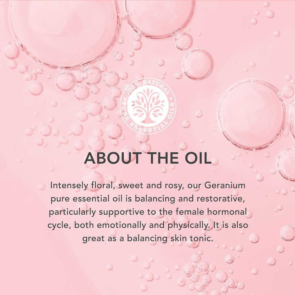 Geranium Ethically Harvested Essential Oil - 9Ml