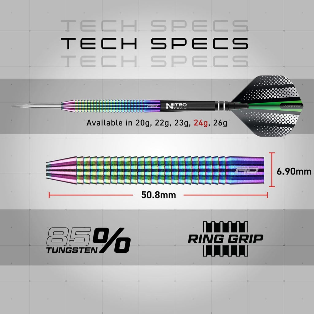 Darts | Razor Edge Series | 85% Tungsten Darts Set | 20G-33G