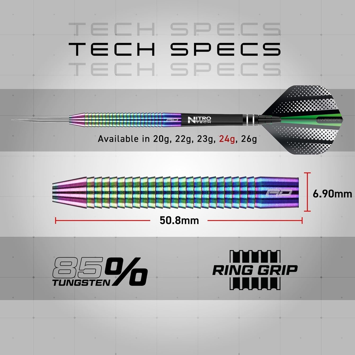 Darts | Razor Edge Series | 85% Tungsten Darts Set | 20G-33G