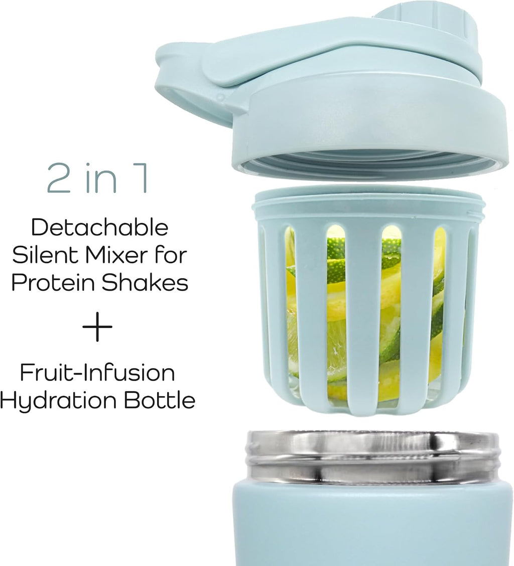 Stainless Steel Insulated 600Ml/20Oz | Protein Shaker | Water Bottle