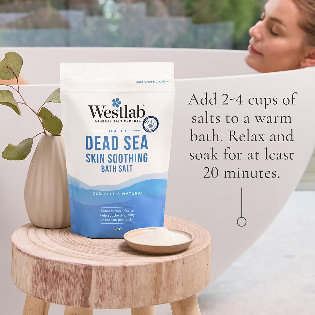 Health Dead Sea Bath Salts 1Kg (2 Pack)