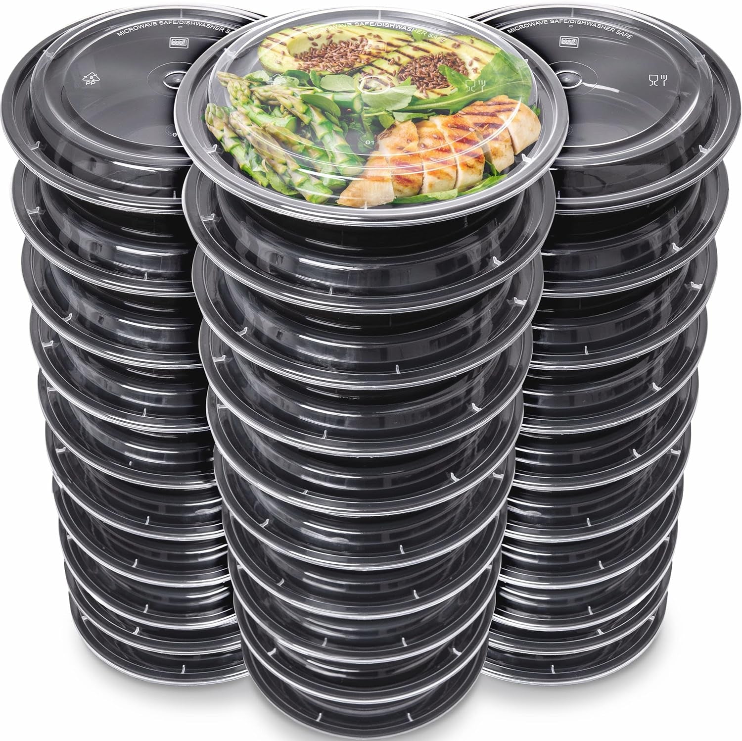 30 Pack Meal Prep Containers Reusable