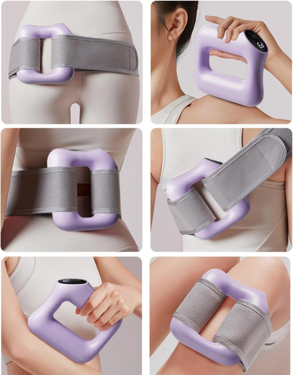 Multifunctional Full-Body Fascia Ring, Body Massager for Muscle Stimulater Machine, Electric Adjustable 3 Modes & 5 Levels Massagers Tool Gift for All (D1)