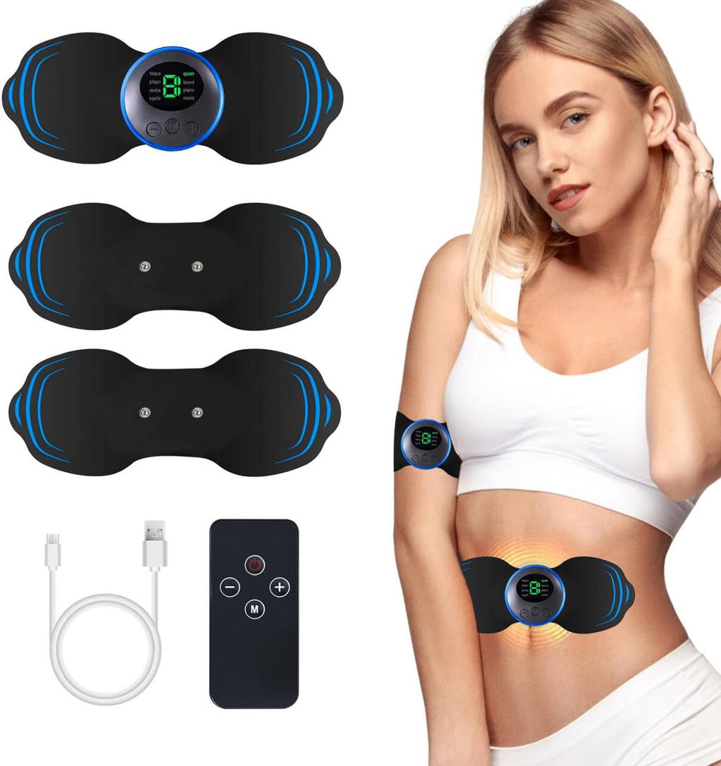 Wirelss TENS Machine for Pain Relief, Nerve Muscle Stimulator for Pain Management with 8 Modes,19 Levels, Mini Neck Massager,Rechargeable TENS Unit for Back,Neck,Shoulder,Knee,Body
