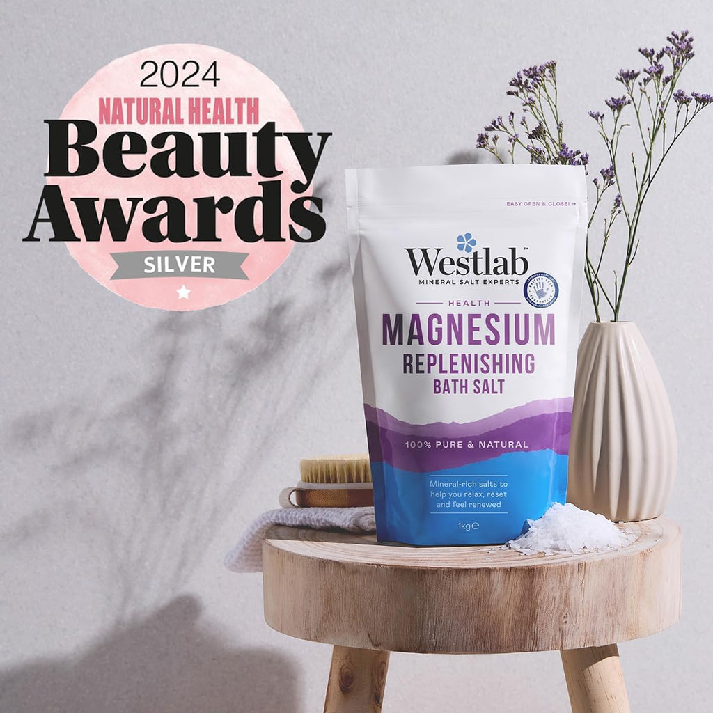 Health Magnesium Bath Salts 1Kg (2 Pack)