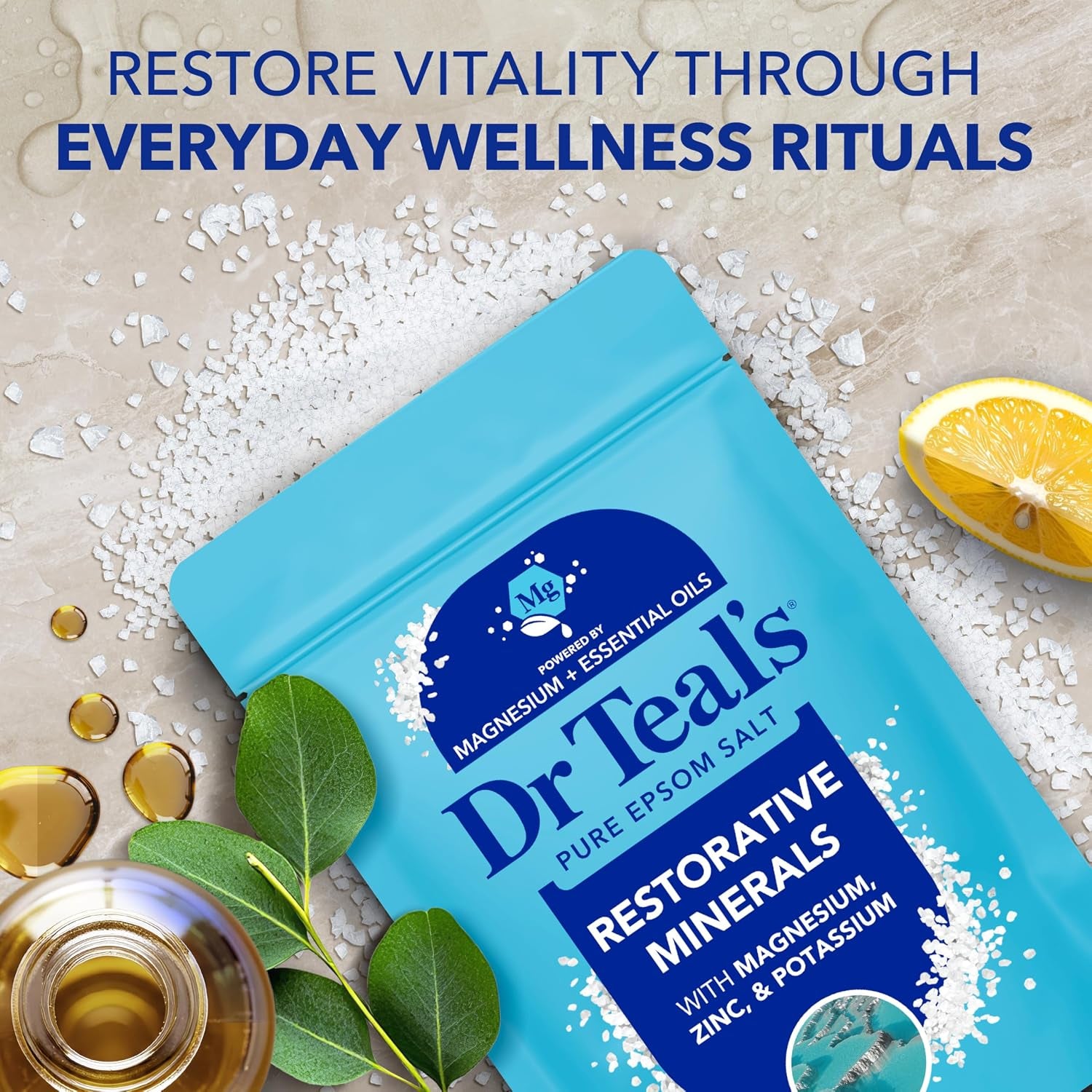 Dr Teals Restorative Minerals Epsom Salts 3Lb 1.36Kg