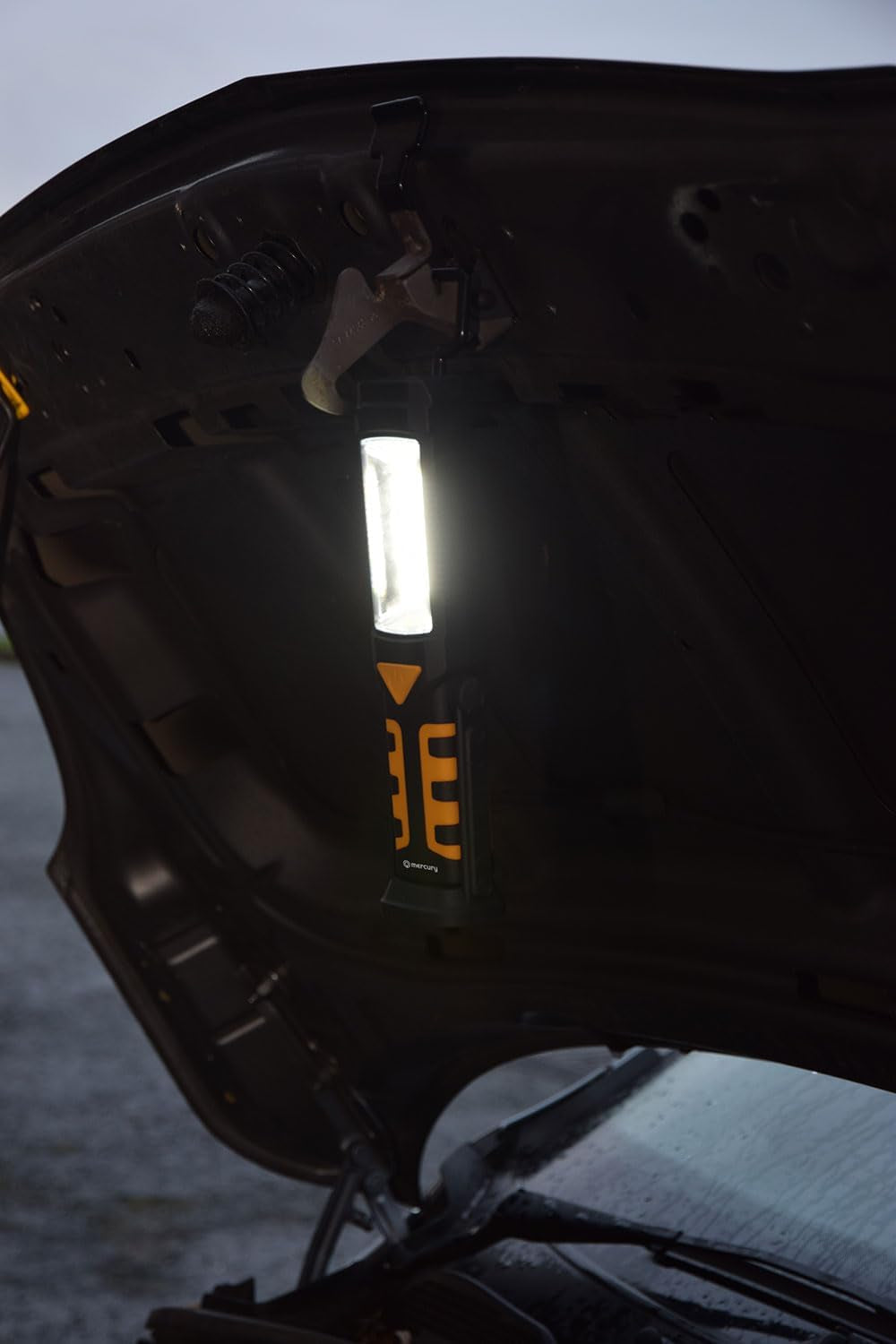 Lyyt | 3-In-1 Rechargeable Bright Worklight: 3W COB Leds, Secondary LED Torch, and Emergency Red LED | Features Swivel Hook, Magnet, and USB Powerbank Function