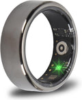 Smart Ring Health Tracker with APP, Fitness Sleep Monitor, Magnetic Charging, Waterproof Ring for Women and Men (BLACK)