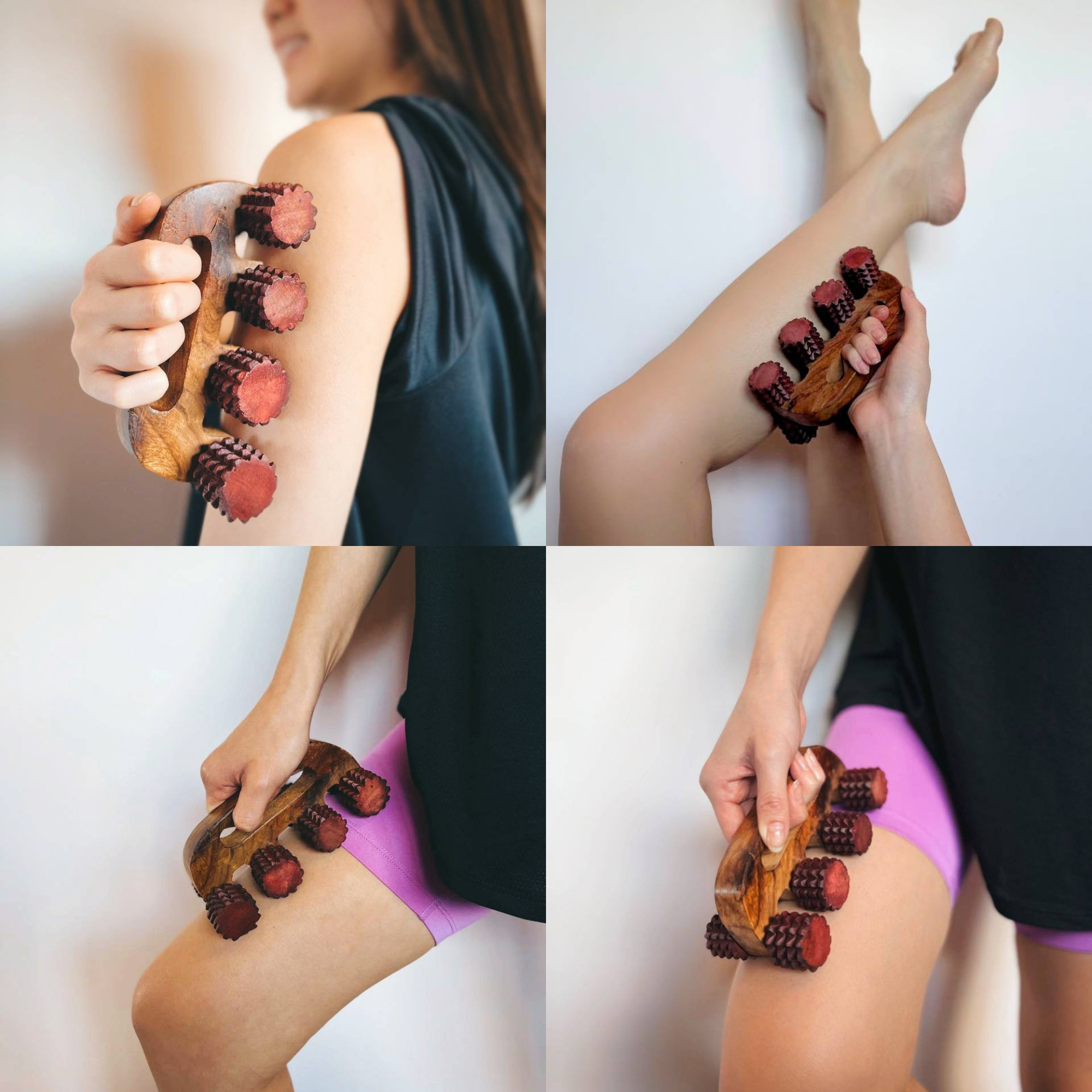 Handheld Wooden Deep Tissue Massager