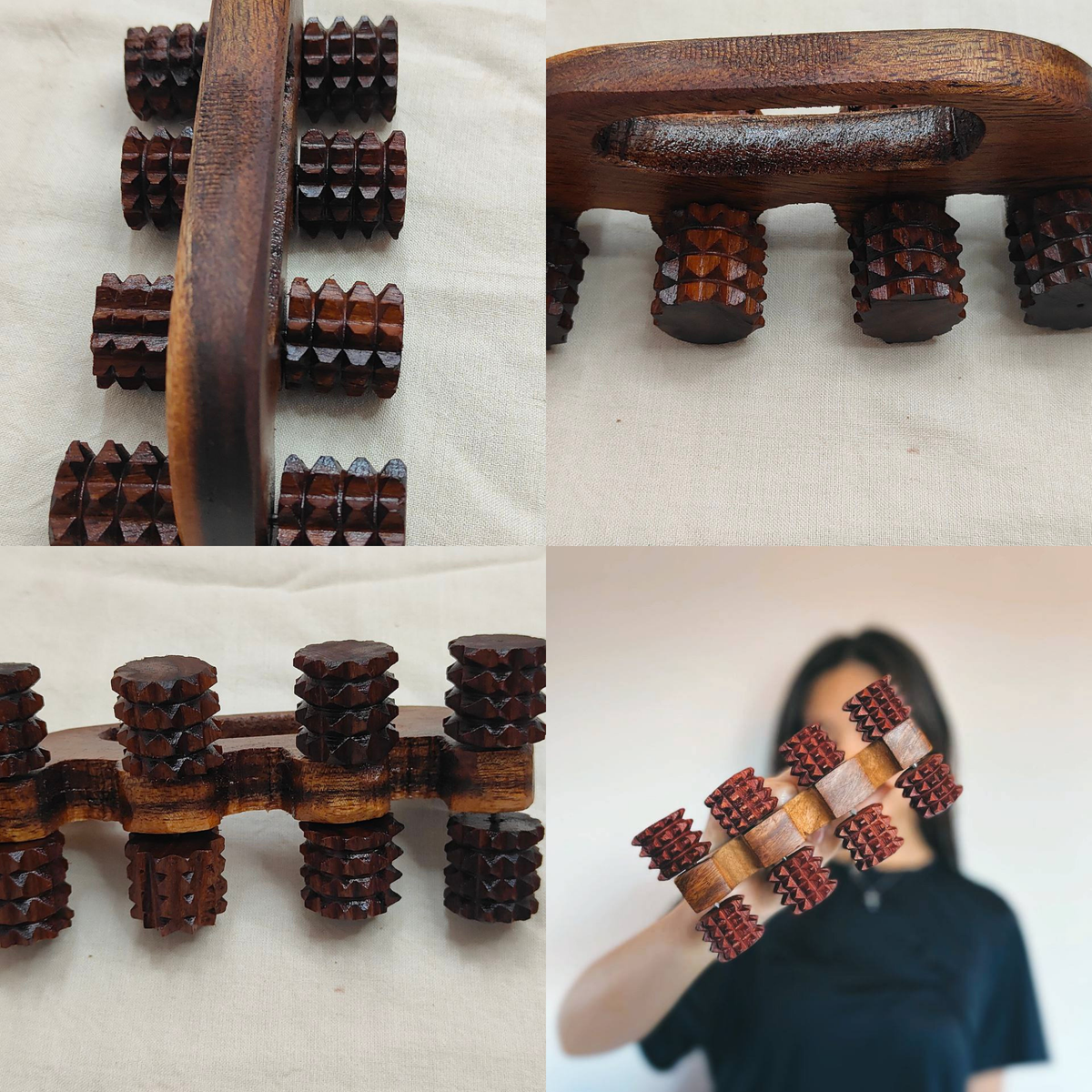 Handheld Wooden Deep Tissue Massager